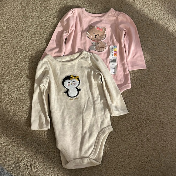 Garanimals Other - NEW! Girl Animal 2pc Onsies - Size 6 months - 12months